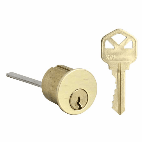 GMS R118-KW-3 Rim Cyldr Kwikset C Plbrss