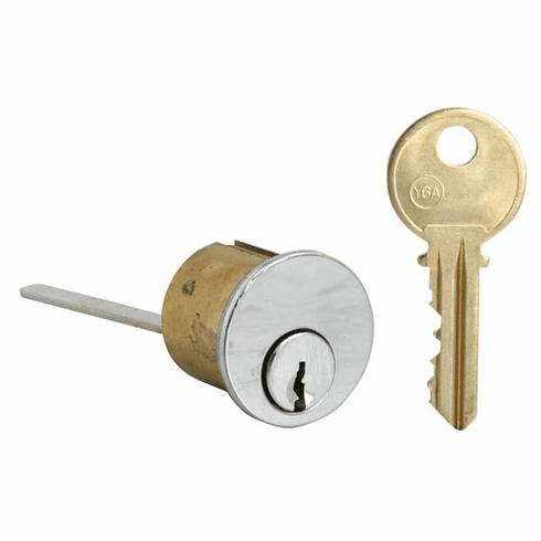 GMS R118-YGA-26 Rim Cyl Yale Ga, Satin Chr Us26/ Y4