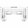 H�fele - Cross Bar, for Free Swing, For connecting the respective fitting parts, For cabinet width: 900 mm, length: 774 mm