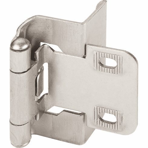 Hardware Resources H6441SN 1/2" Overlay Full Wrap Hinge - Satin Nickel