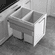 Hafele Waste Bin Pull-Out, Hailo US Cargo FF 21, (Face Frame), Dark silver gray, Item# 502.77.523, 50277523, 502-77-523