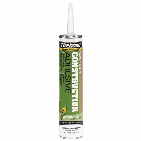 Hafele Titebond®, GREENchoice Heavy Duty Construction Adhesive, 10.5 oz, Item# 003.50.195, 00350195, 003-50-195
