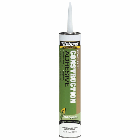 Hafele Titebond®, GREENchoice Heavy Duty Construction Adhesive, 28 oz., Item# 003.50.196, 00350196, 003-50-196