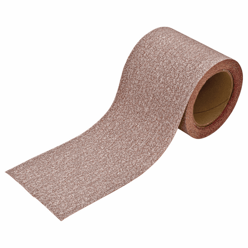 Hafele Dri-Lube Resin Paper, Open Stick-On Sheet Rolls, 4 1/2" x 10 Yards, Premier Red, 80 grit, Item# 005.32.510, 00532510, 005-32-510