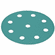 Hafele Abrasive FilmBac Disc, 5" Premium, Aluminum Oxide, Hook-N-Loop, 9 Holes, 220 grit, Item# 005.33.335, 00533335, 005-33-335