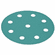 Hafele Abrasive FilmBac Disc, 5" Premium, Aluminum Oxide, Hook-N-Loop, 9 Holes, 220 grit, Item# 005.33.335, 00533335, 005-33-335