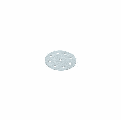 Hafele Abrasive Disc, Hook-N-Loop 5", Silicon Carbide, 9 Holes, 150 grit, Item# 005.33.803, 00533803, 005-33-803