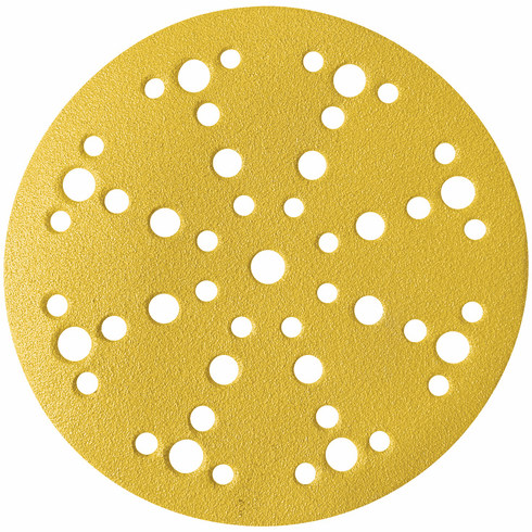 Hafele Abrasive Disc, 6" Aluminum Oxide, Hook-N-Loop, 49 holes, 150 grit, Item# 005.34.584, 00534584, 005-34-584