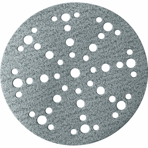 Hafele Ceramic Blue Aluminum Oxide Disc, 6", 49 holes, 220 grit, Item# 005.34.605, 00534605, 005-34-605