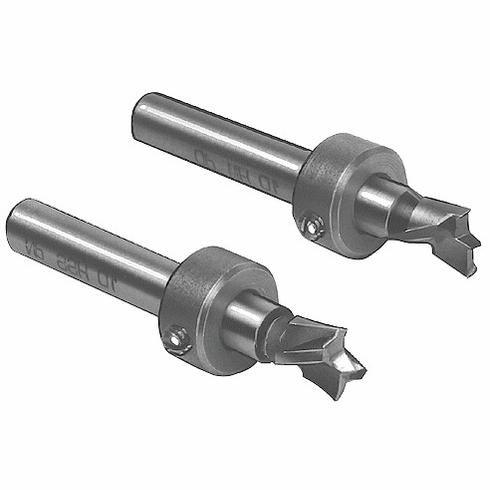 Hafele Brad Point Twist Drill Bit, for Press-Fit Connector, HSS 10 (25/64") with stop ring, Item# 006.47.012, 00647012, 006-47-012