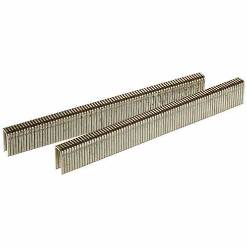 Hafele 1/4" Crown Medium Wire Staple, 18 Gauge, Senco, 1/2" length, galvanized, L08BAB, Item# 006.50.716, 00650716, 006-50-716