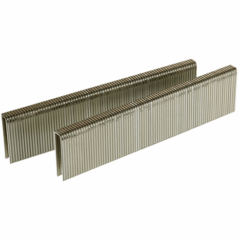 Hafele 1/4" Crown Medium Wire Staple, 18 Gauge, Senco, 7/8" length, galvanized, L12BAB, Item# 006.50.718, 00650718, 006-50-718
