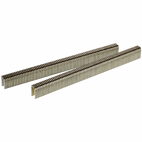 Hafele 1/4" Crown Medium Wire Staple, 18 Gauge, Senco, 3/8" length, galvanized, L06BAB, Item# 006.50.719, 00650719, 006-50-719