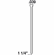 Hafele Straight Strip Brad Nail, 18 Gauge, Senco, 1 1/4" length, medium head, AX15EAA, Item# 006.50.870, 00650870, 006-50-870