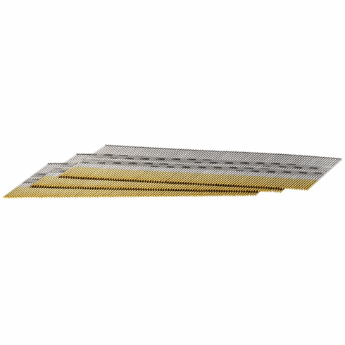 Hafele 34 Angled Strip Finish Nail, 15 Gauge, Senco, 2 1/2" length, bright finish, DA25EPB, Item# 006.50.892, 00650892, 006-50-892