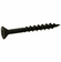 Hafele Zip-R Screw, Flat Countersunk Head, #2 Phillips, with Nibs, Steel, #8 x 2 1/2", Partial, Black Oxide; alternative for 010.23.074, Item# 010.23.155, 01023155, 010-23-155