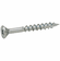 Hafele Zip-R Screw, Flat Countersunk Head, #2 Phillips, with Nibs, Steel, #8 x 3", Partial, Zinc; alternative for 010.23.976, Item# 010.23.167, 01023167, 010-23-167