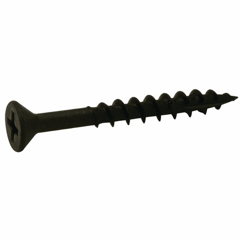 Hafele Zip-R Screw, Flat Countersunk Head, #2 Phillips Drive, Type 17, #8 x 3", Partial, Black Oxide; alternative for 010.21.076, Item# 010.23.175, 01023175, 010-23-175