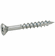 Hafele Zip-R Screw, Flat Countersunk Head, #2 Phillips, with Nibs, Steel, #8 x 2 3/4", Partial Thread, Zinc, Item# 010.23.975, 01023975, 010-23-975