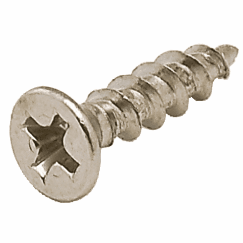 Hafele Wood Screw, Flat Head Countersunk, Phillips Drive, Black, #5 x 5/8", Item# 010.77.336, 01077336, 010-77-336