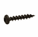 Hafele Zip-R Screw, Pan Head, #2 Square Drive, #6 x 3/4", Full Thread, Black Oxide, Item# 010.82.045, 01082045, 010-82-045
