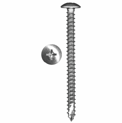 Hafele Cabinet Installation Quickscrew, Phillips Truss Head, Full Thread, Length #14 x 3", item no. 2052, Item# 010.87.902, 01087902, 010-87-902
