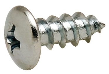Hafele Pan Head Screws, #2 Phillips Drive Length: #8 x 7/16