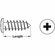 Hafele Pan Head Screws, #2 Phillips Drive, Length: #8 x 7/16, black, Item# 013.09.300, 01309300, 013-09-300