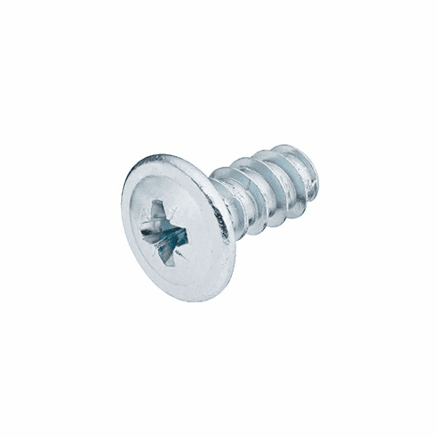 Hafele Round Washer Head Screw, #2 Pozi Drive, Length: (1 1/8") 28 mm, Item# 013.10.283, 01310283, 013-10-283