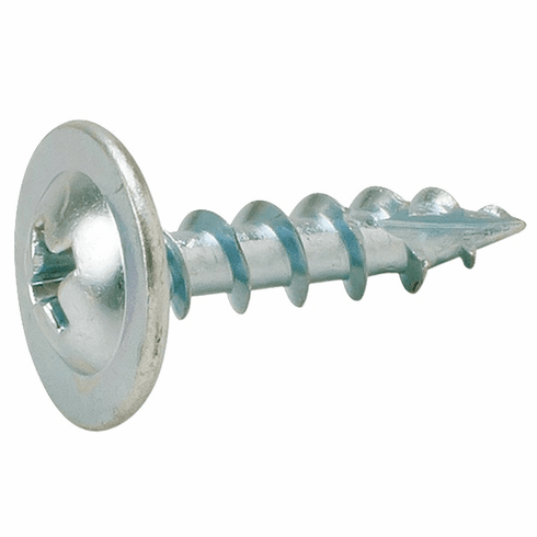 Hafele Round Washer Head Screw, Type 17 Threads, Length #8 1 1/4"; #2 Square Drive, Item# 013.32.906, 01332906, 013-32-906