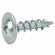 Hafele Round Washer Head Screw, Type 17 Threads, Length #8 1 1/4"; #2 Square Drive, Item# 013.32.906, 01332906, 013-32-906