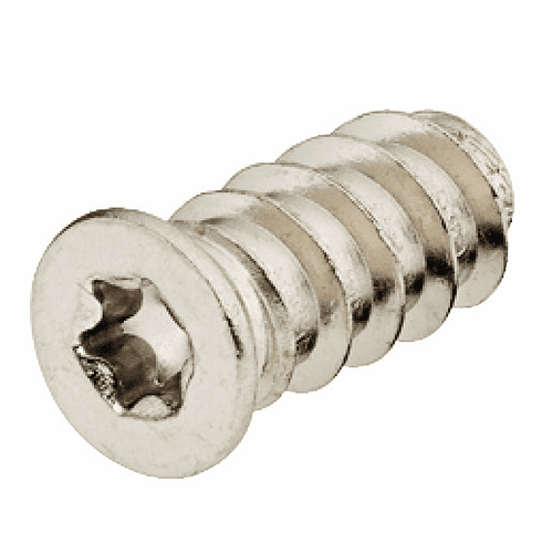 Hafele Euro screw, Varianta, Nickel plated, length: 13.5 mm, drive: TS20 T-star drive, Orga-Box, Item# 013.41.724, 01341724, 013-41-724