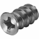 Hafele Varianta Euro Screw, with Special Countersunk Head, Phillips drive, Length 10.5 mm (13/32"), 500 pcs, Item# 013.50.718, 01350718, 013-50-718