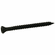 Hafele Trim Head Screw, with #1 Square Drive Recess, Black Oxide, Length #6 x 1 5/8", Item# 015.16.349, 01516349, 015-16-349
