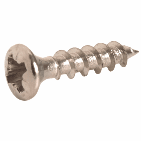 Hafele Chipboard Screw, Hospa, raised head, PZ, fully threaded, with cross slot, Length: #8 x 1 1/2", Item# 015.55.880, 01555880, 015-55-880
