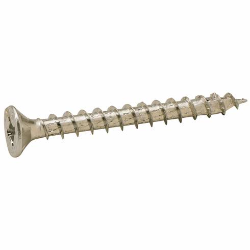 Hafele Spax Screw, Flat Countersunk Head with Uni-Drive, Zinc-Plated, #8 x 3/4", Item# 015.80.147, 01580147, 015-80-147