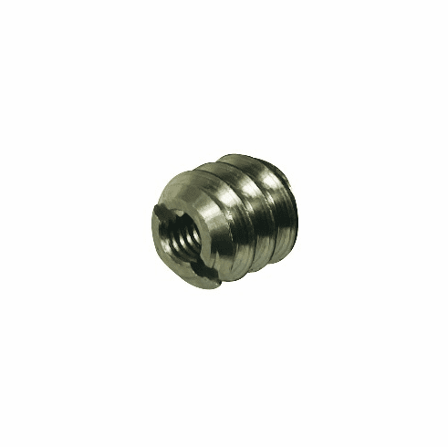 Hafele Screw-In Socket, with Screwdriver Slot, External thread : 18.5 mm, internal thread: M10, length: 15 mm, Item# 030.00.502, 03000502, 030-00-502