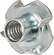 Hafele T-Nut, 4-Pronged, sleeve Ø 7.3mm, Item# 031.05.968, 03105968, 031-05-968