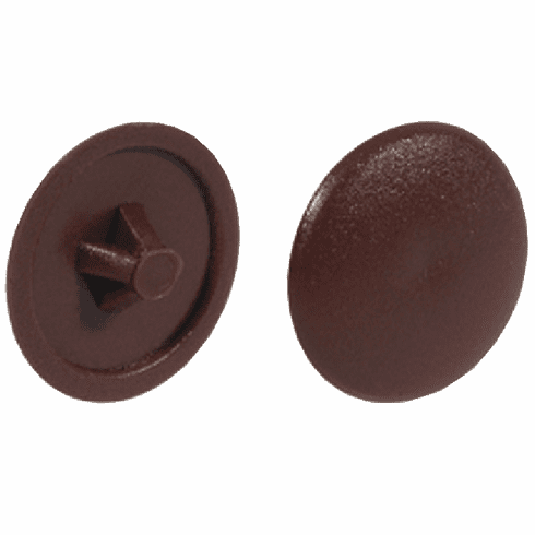 Hafele Cover Cap, Plastic, for countersunk head with PZ 2 cross slot drive, Plastic, PZ2 Cross Slot, Brown RAL 8007, Ø 12 mm, Item# 045.03.128, 04503128, 045-03-128
