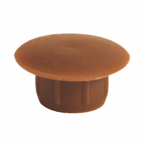 Hafele Cover Cap, Tapered for Tight Grip, for push fitting, Light Brown, Ø 8mm, 5.5 mm length, Item# 045.10.212, 04510212, 045-10-212