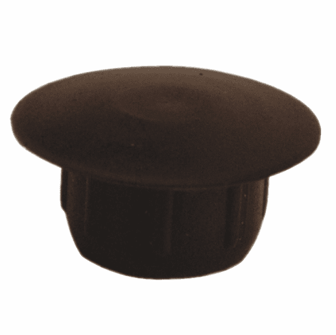 Hafele Cover Cap, Tapered for Tight Grip, for push fitting, Black, Ø 8mm, 5.5 mm length, Item# 045.10.310, 04510310, 045-10-310