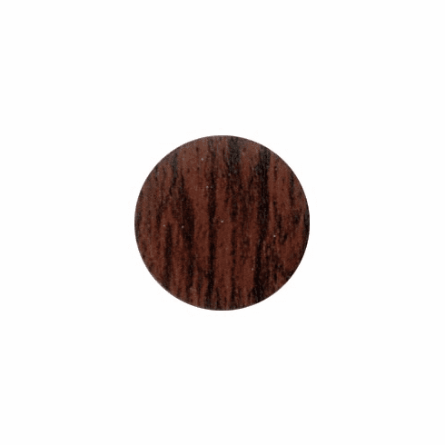 Hafele Cover Cap, Plastic, self-adhesive, For screw heads or Minifix connector housing, Dark Red Mahogany, Item# 045.23.211, 04523211, 045-23-211