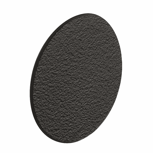 Hafele Cover Cap, Plastic, self-adhesive, For screw heads or Minifix connector housing, Black, Item# 045.25.300, 04525300, 045-25-300