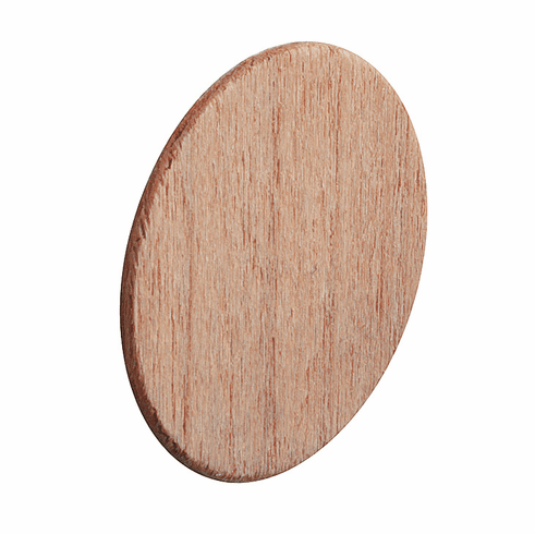 Hafele Cover Cap, Capfix, Self-Adhesive, Wood, Unfinished, For screw heads or Minifix connector housing, Cherrywood, Item# 045.26.600, 04526600, 045-26-600