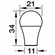 Hafele Knob, Zinc, Harmony / Savoy Collection, brushed nickel, Item# 101.73.692, 10173692, 101-73-692