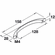 Hafele Handle, Zinc, Matt black, Item# 102.47.319, 10247319, 102-47-319
