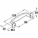 Hafele Handle, Zinc, Bungalow Collection, Polished nickel, Item# 103.06.700, 10306700, 103-06-700