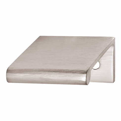 Hafele Handle, Aluminum, Tab Collection, Brass, satin chrome, 16 mm CTC, Item# 103.20.430, 10320430, 103-20-430