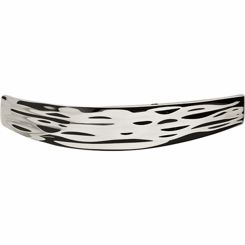 Hafele Handle, Zinc, Strata Collection, Polished Chrome, 96 mm CTC, Item# 104.96.251, 10496251, 104-96-251