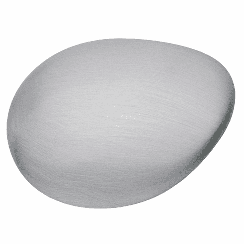 Hafele Handle, Zinc, Caress Collection, Stainless steel look, Item# 105.49.610, 10549610, 105-49-610